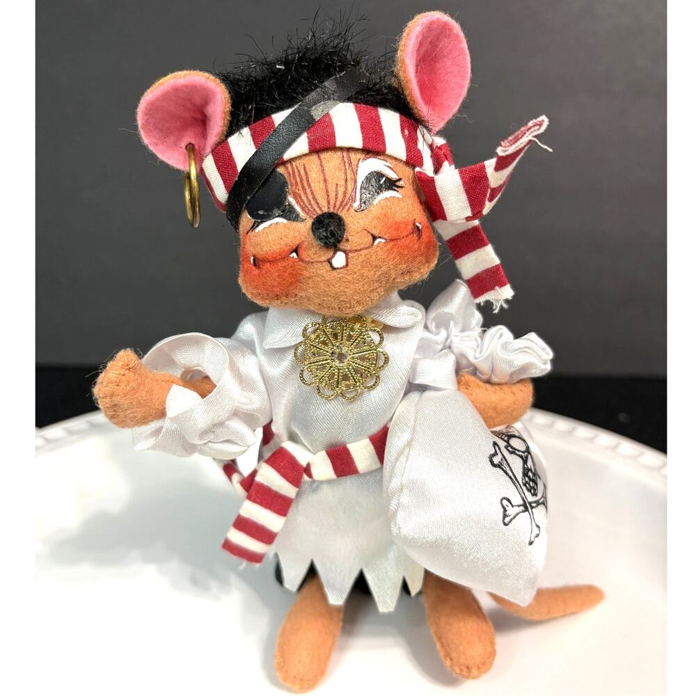 Annalee 2008 Pirate Halloween Costume Mouse 6 inch